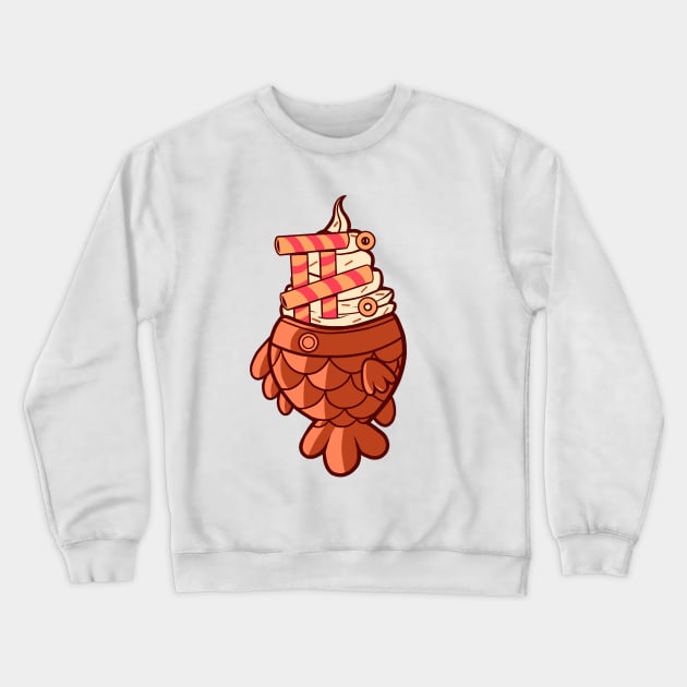 Taiyaki ice cream Crewneck Sweatshirt by iqbalgarint